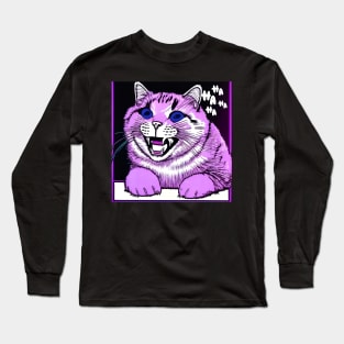 laughing cat Long Sleeve T-Shirt